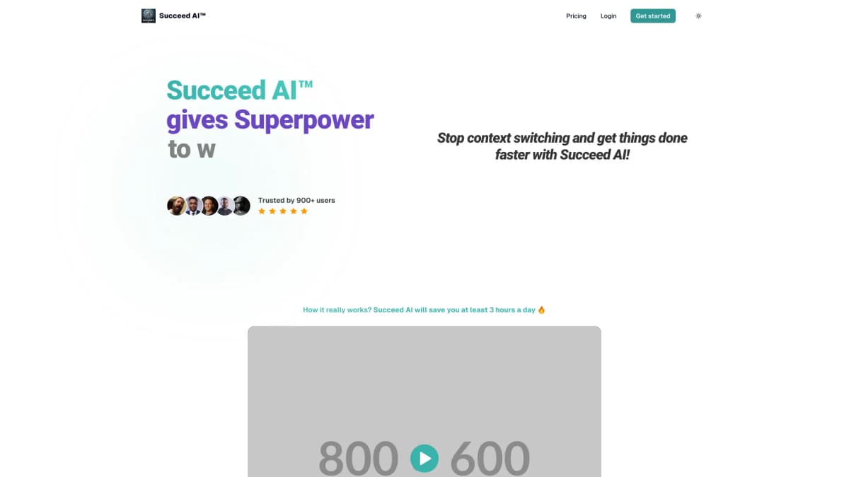 Succeed AI screenshot 1