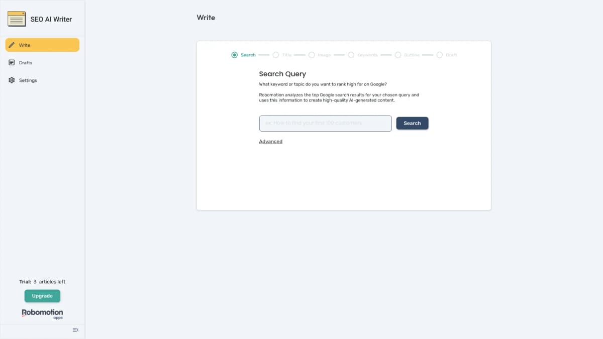 SEO AI Writer screenshot 1