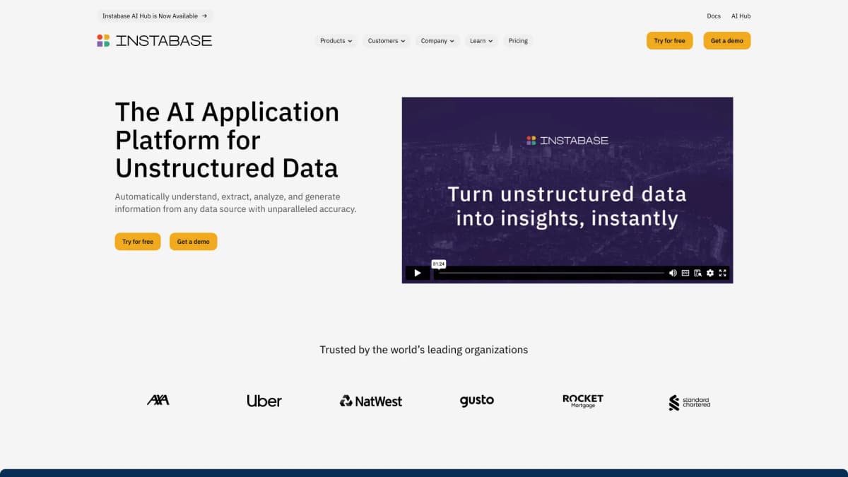 Instabase screenshot 1