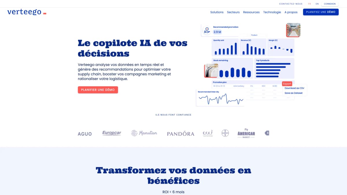 Verteego screenshot 1