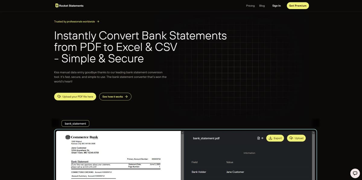 Rocket Statements screenshot 1