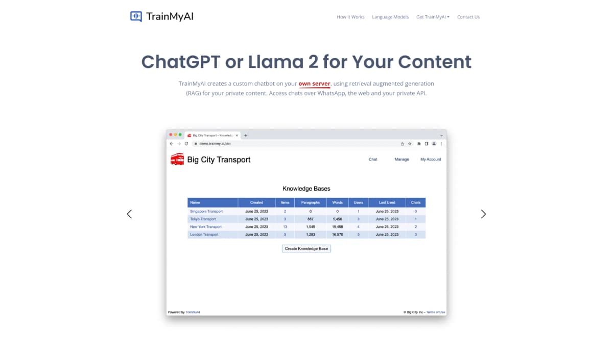 TrainMyAI screenshot 1