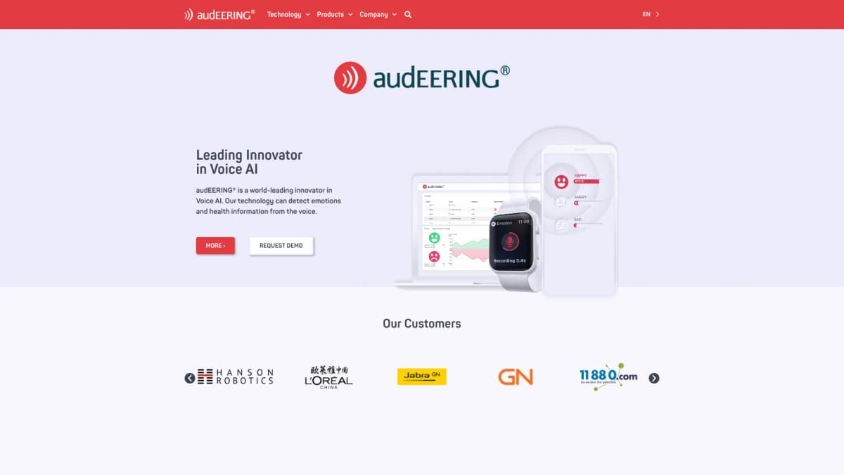 audEERING screenshot 1
