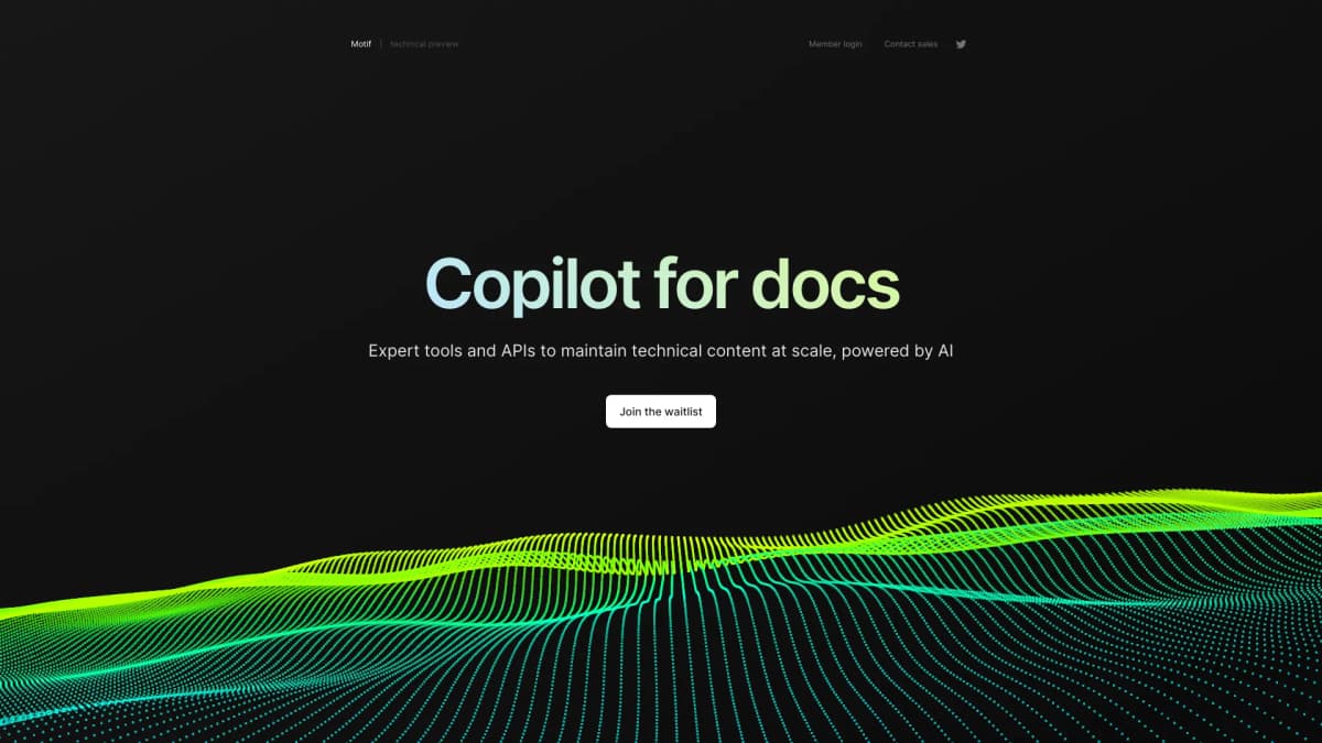 Motif · Copilot for Docs screenshot 1