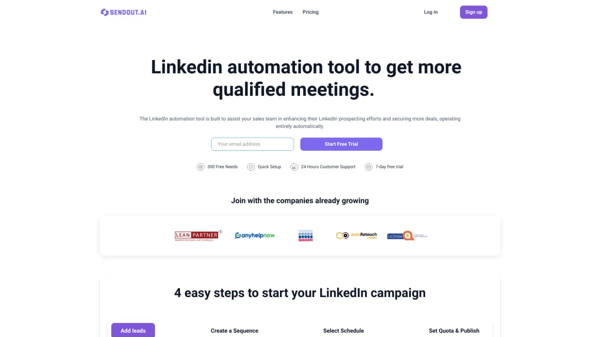 Sendout.ai screenshot 1