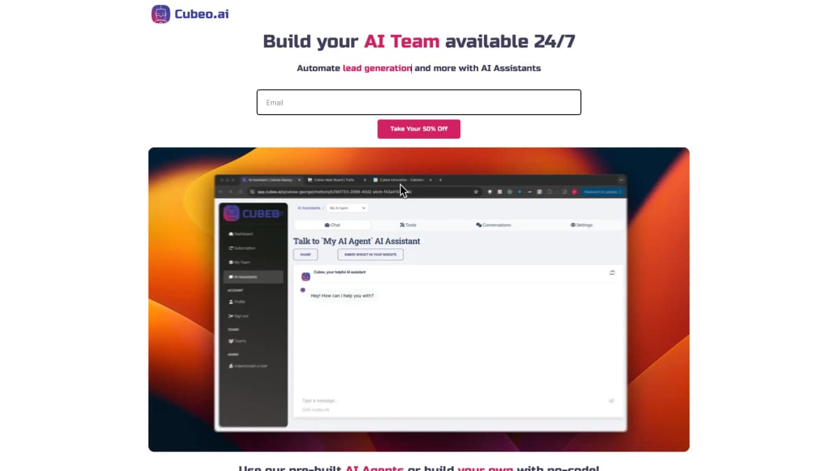 Cubeo AI screenshot 1