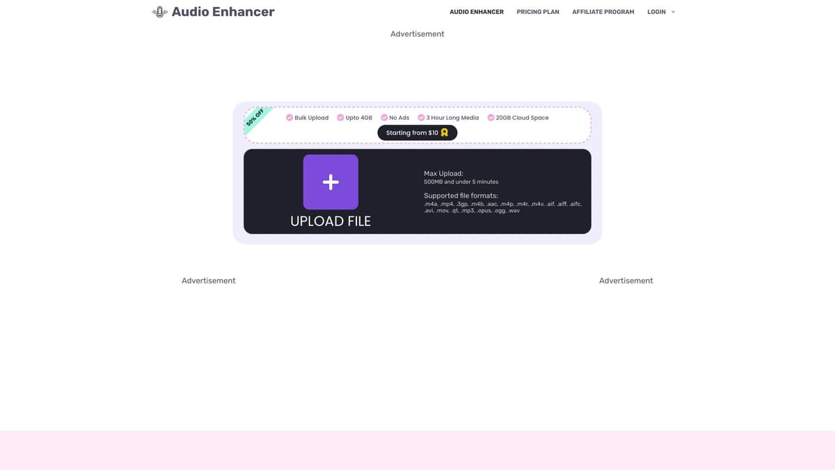 Audio Enhancer screenshot 1