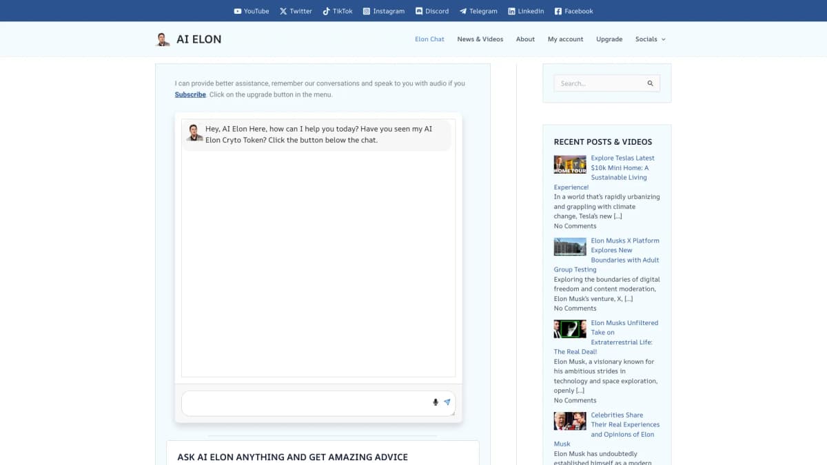AI Elon screenshot 1