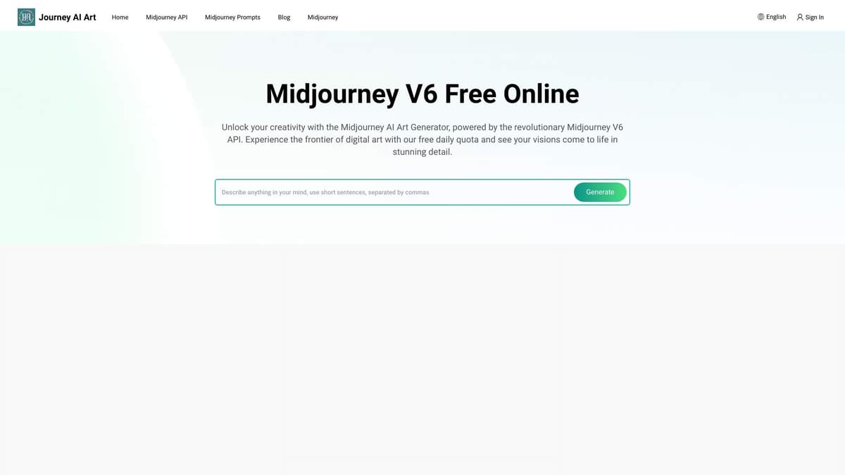 Journey AI Art Generator screenshot 1