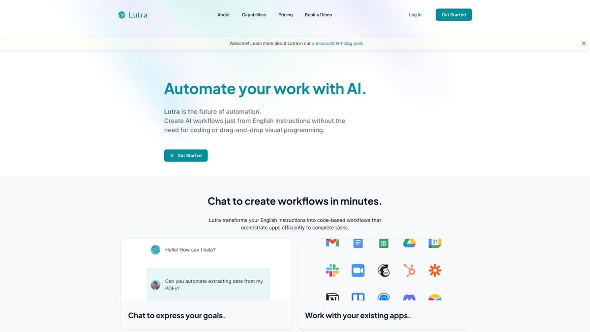 Lutra AI screenshot 1