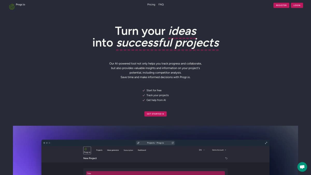 Progr.io screenshot 1
