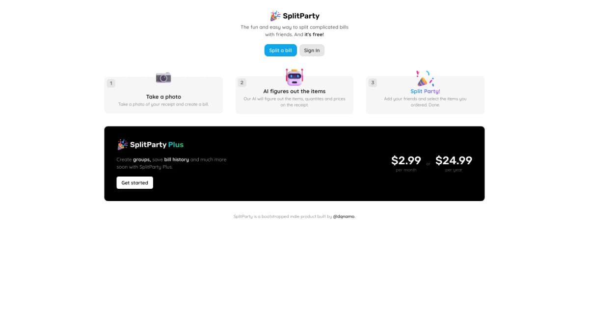 SplitParty screenshot 1