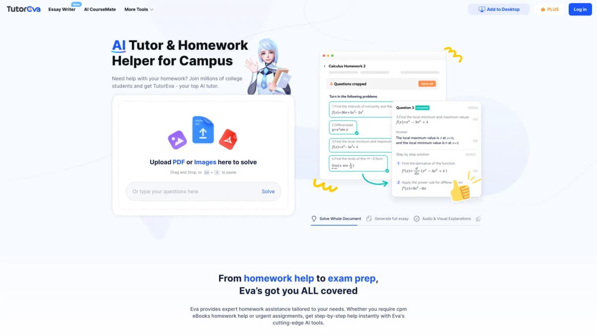 TutorEva screenshot 1