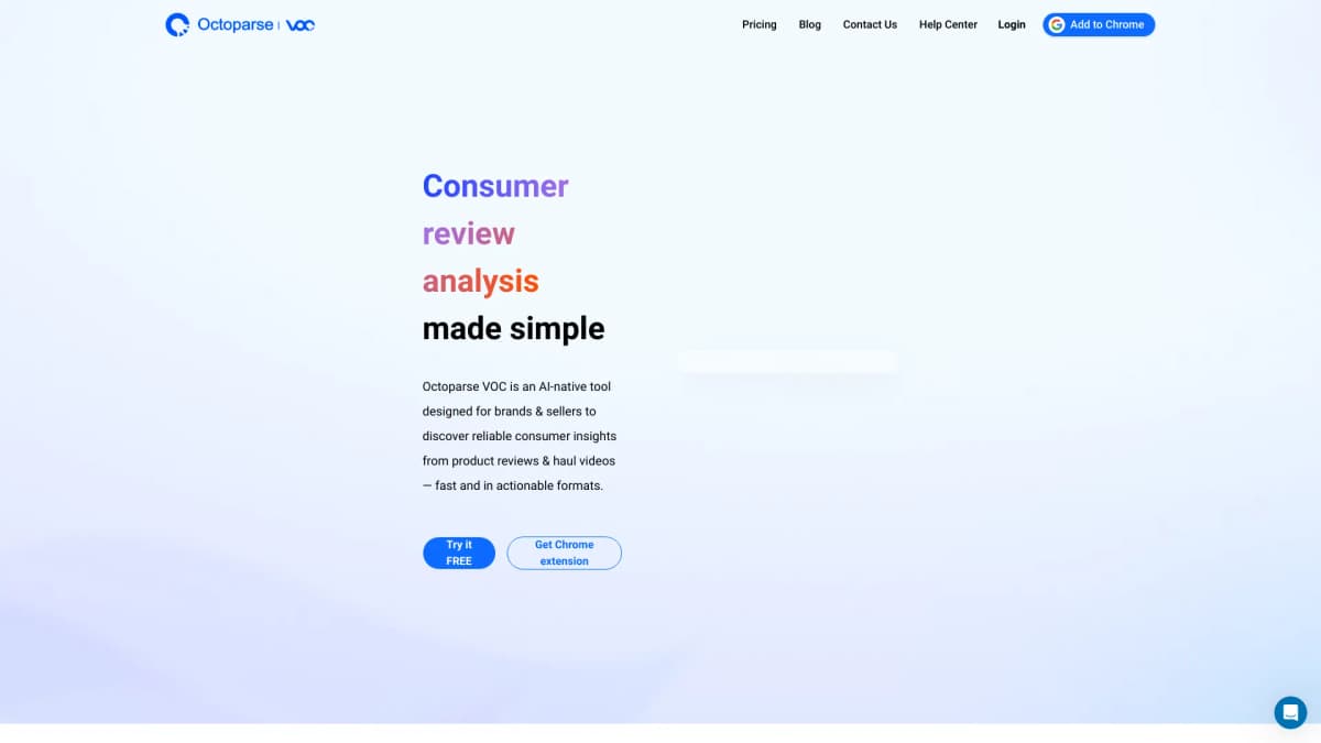 Octoparse CEM screenshot 1