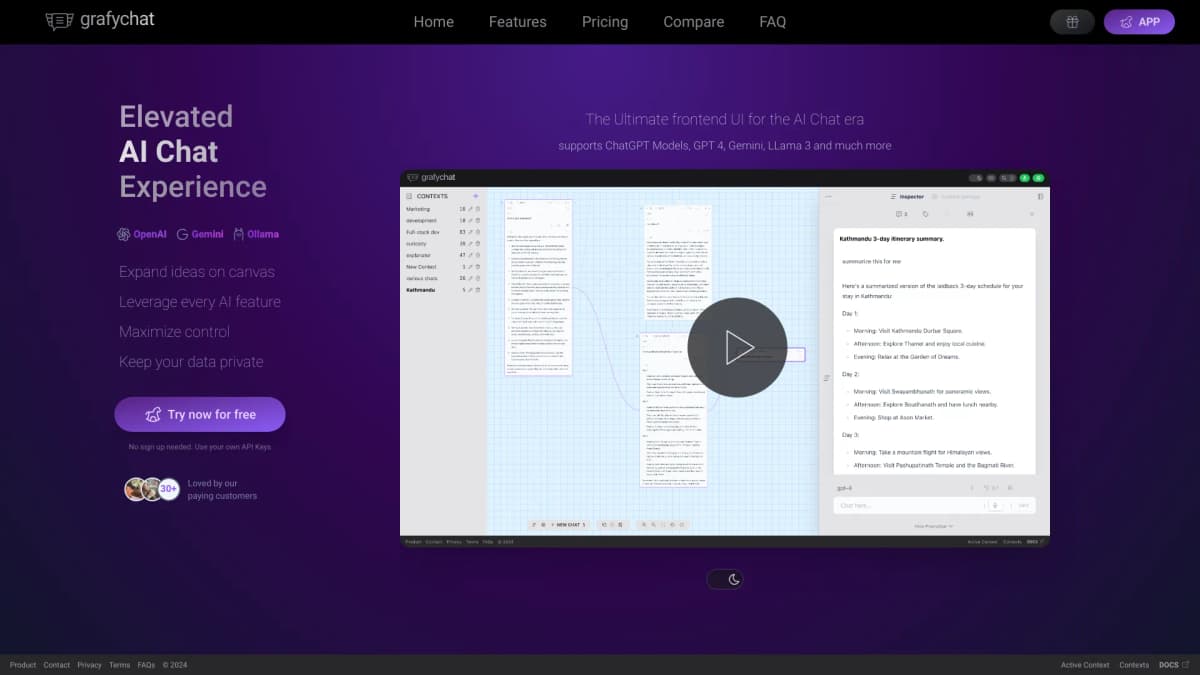 Grafychat screenshot 1
