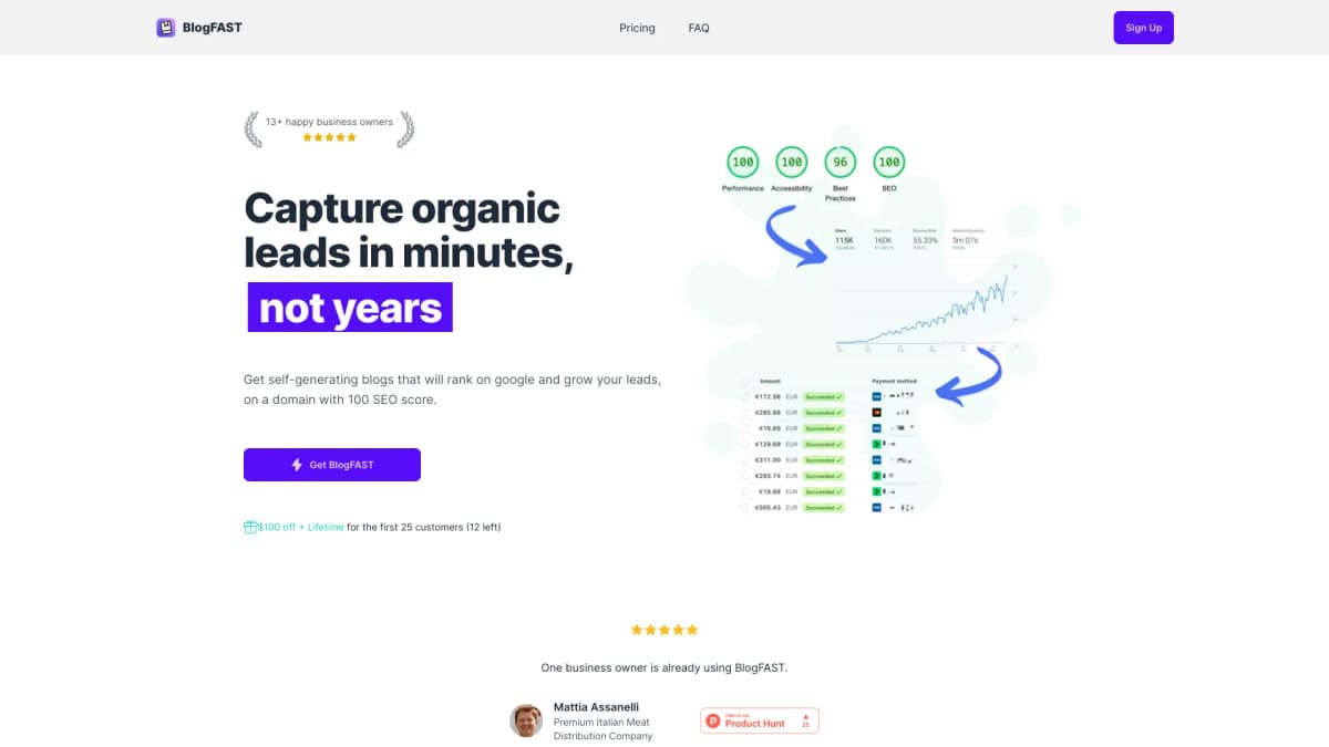 BlogFAST screenshot 1