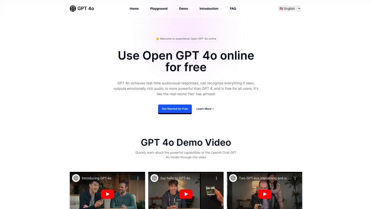 Open GPT 4o screenshot 1