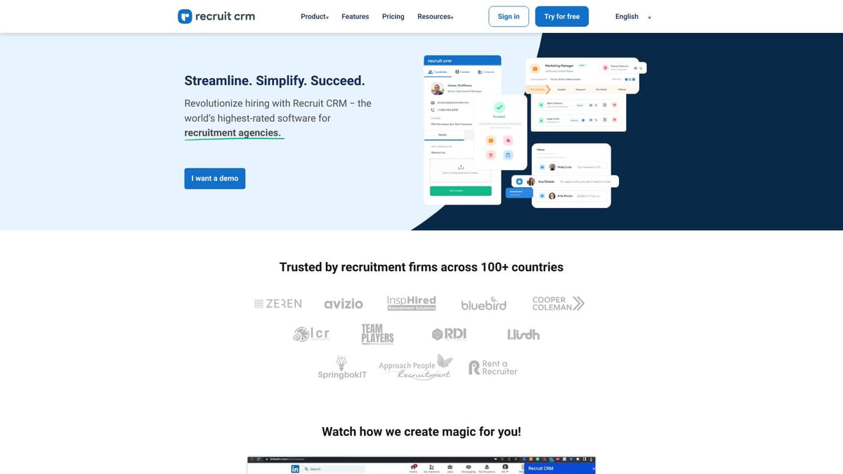 Recruit CRM screenshot 1