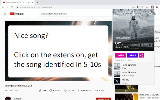 AudD Music Recognition screenshot 1