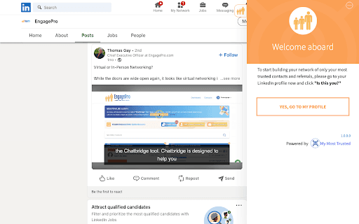 AI-enabled personal relationship building tool screenshot 1