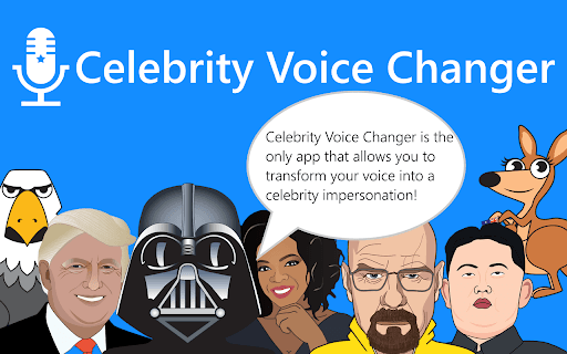 First Ever Celebrity Voice Changer screenshot 1