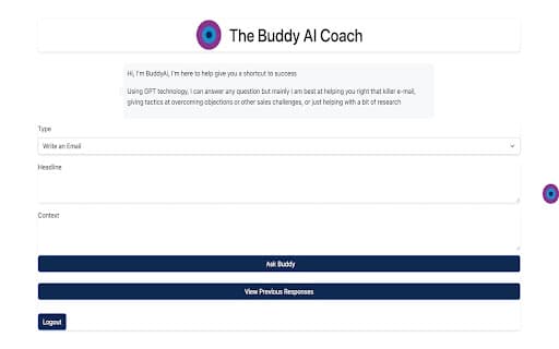 BuddyCRM AI Coach screenshot 1