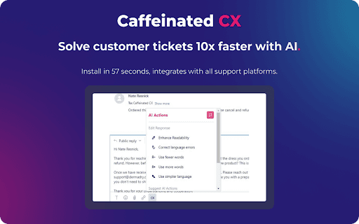Caffeinated CX AI screenshot 1
