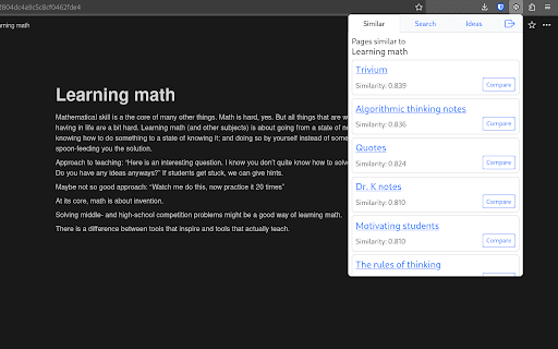 Notiondipity screenshot 1