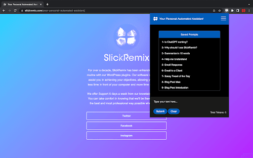 ChatGPT Chrome Extension screenshot 1