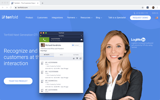 Tenfold Chrome Extension screenshot 1