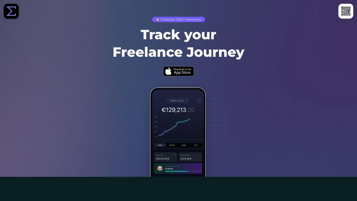 LANCE - Freelance Income & Expense Tracker App screenshot 1