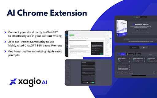 Xagio AI Chrome Extension screenshot 1