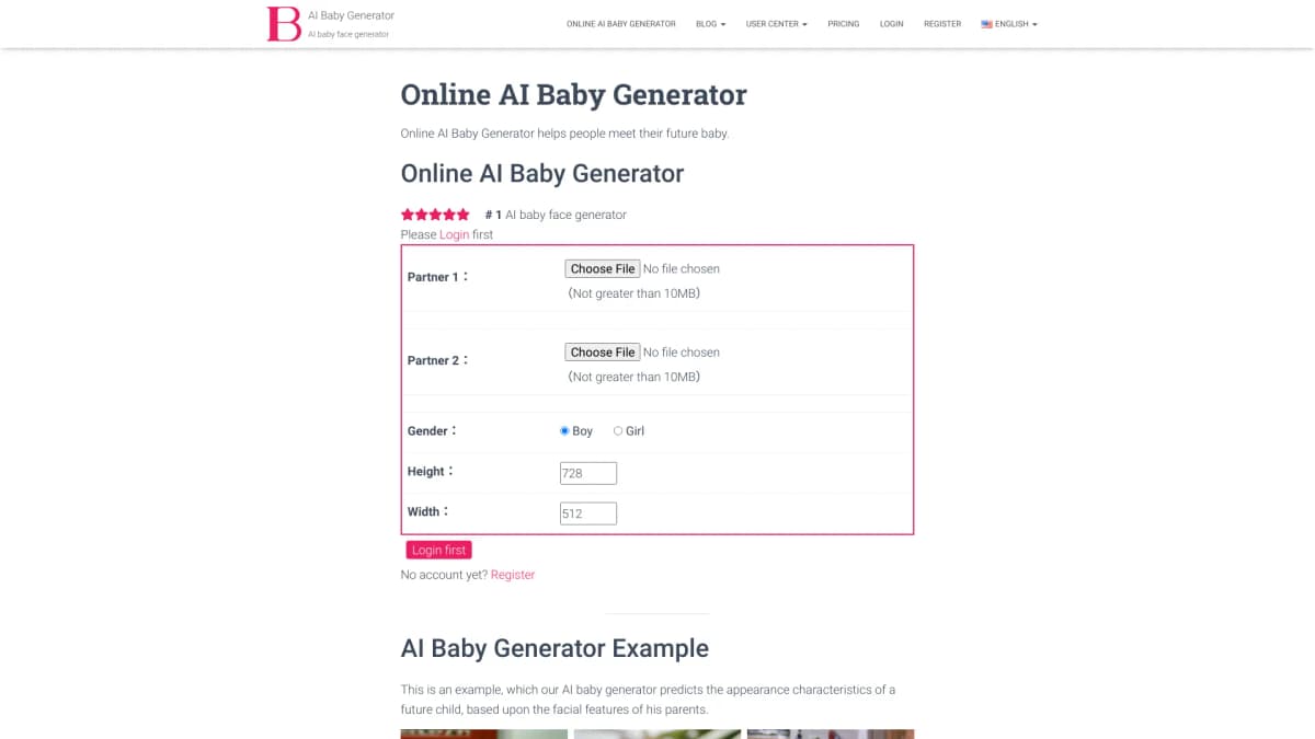 AI Baby Generator screenshot 1