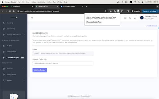 ThoughtfulGPT Extension screenshot 1