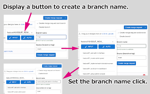 GitLab Issue to Branch Name Generator screenshot 1