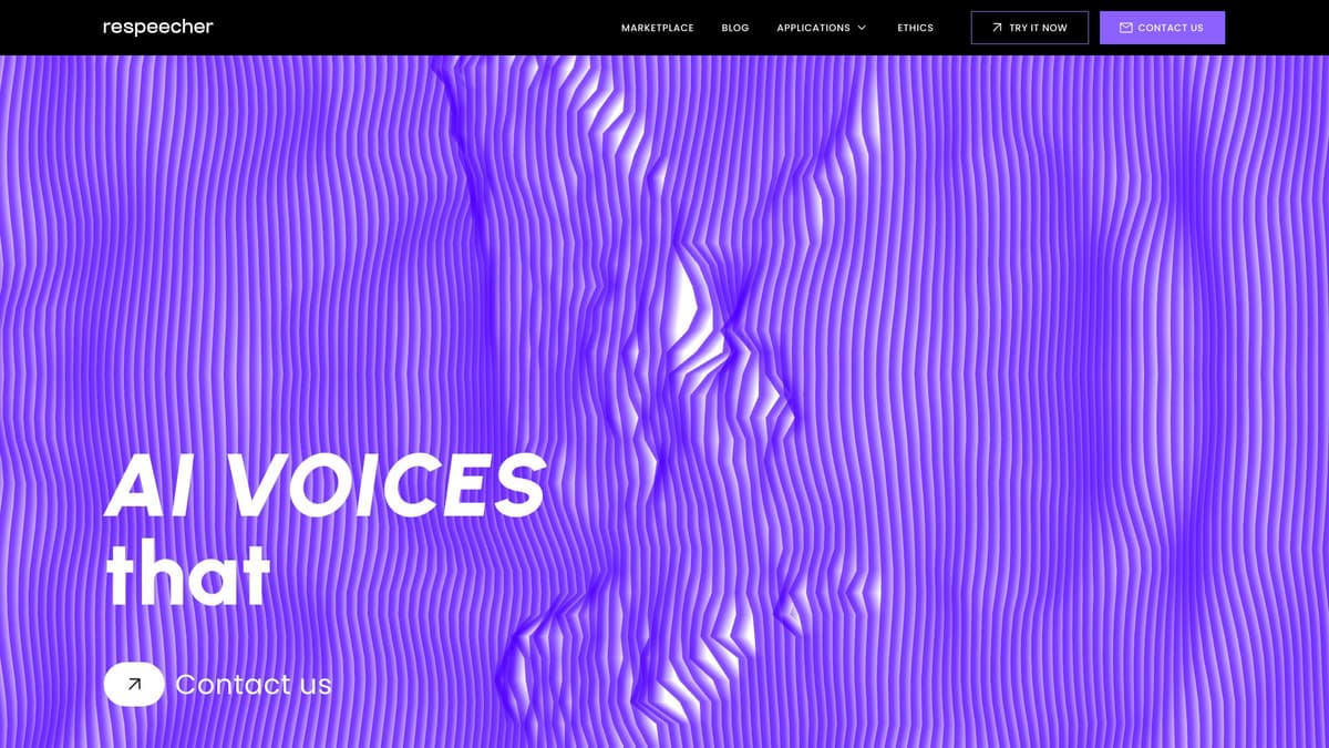 Respeecher Voice Marketplace screenshot 1