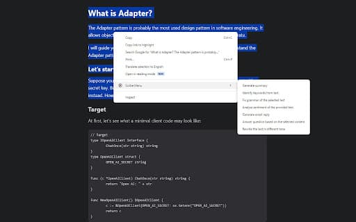 PowerExt Scribe Menu screenshot 1