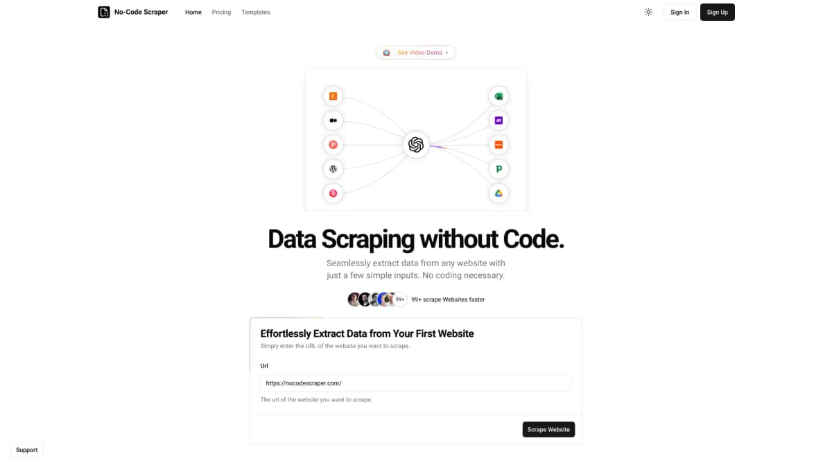 No-Code Scraper screenshot 1