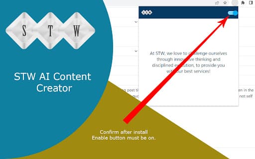 STW AI Content Creator screenshot 1