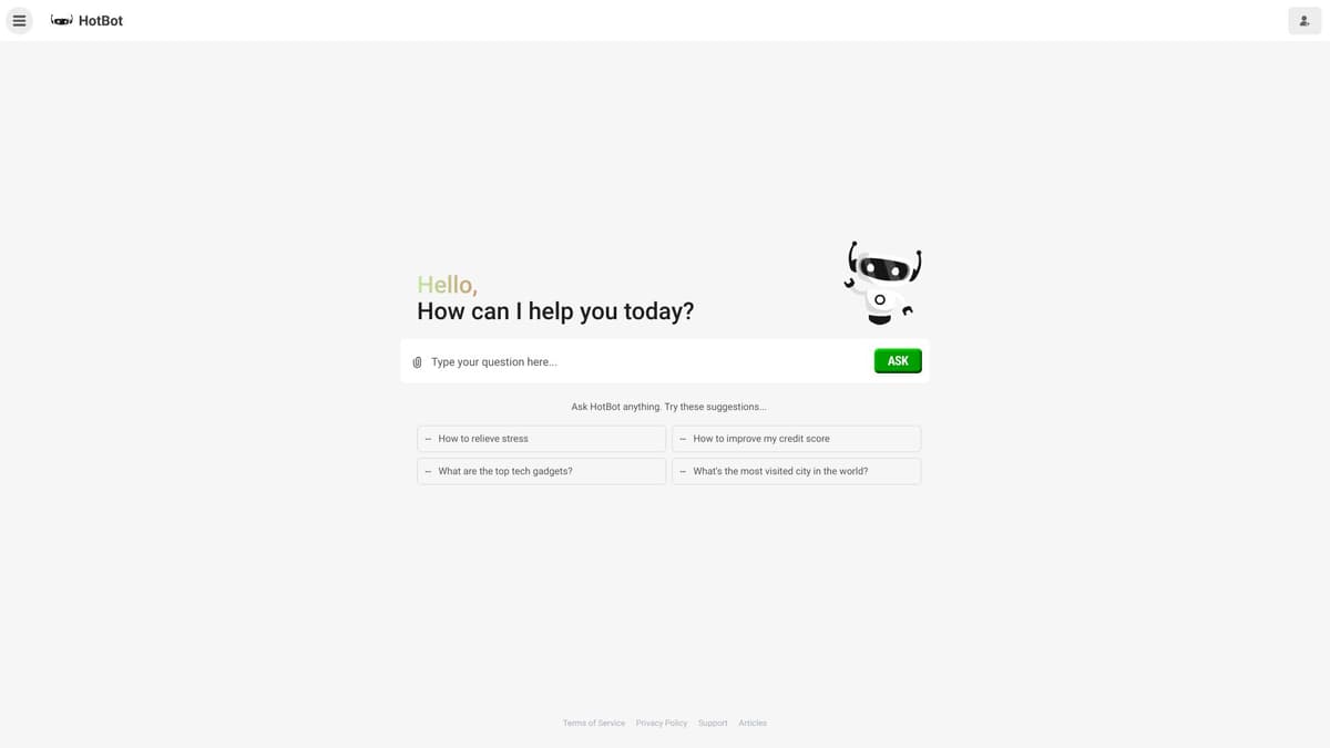 HotBot screenshot 1