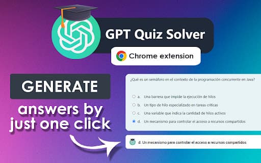 Moodle GPT Quiz Solver screenshot 1