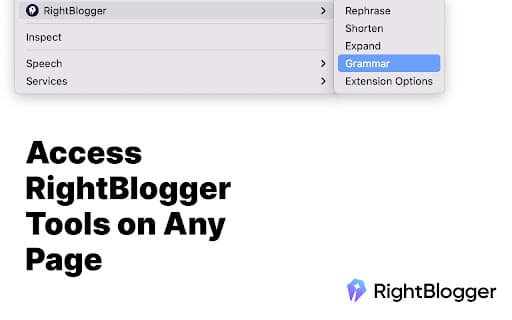 RightBlogger screenshot 1