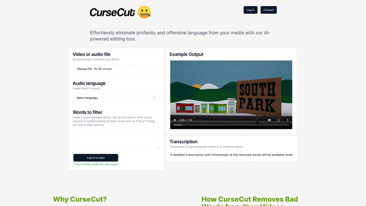 CurseCut screenshot 1