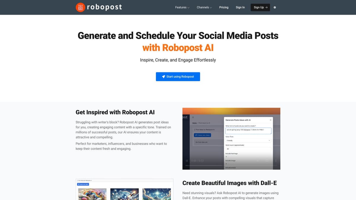 Robopost AI screenshot 1