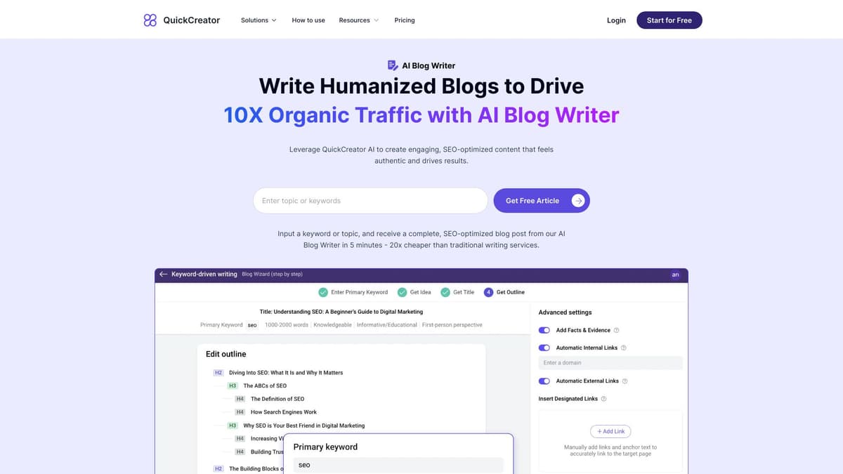 QuickCreator screenshot 1