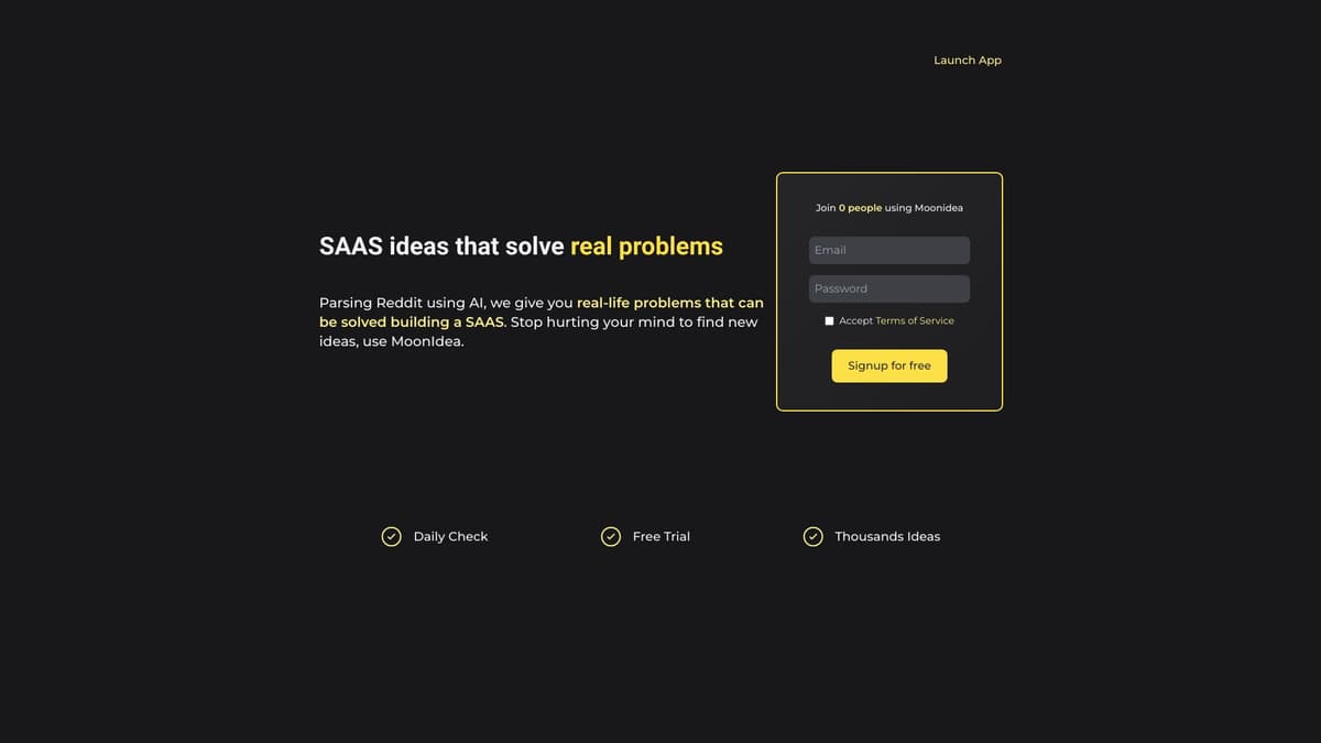 Moonidea screenshot 1