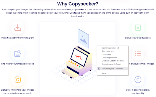 Copyseeker Image Search screenshot 1