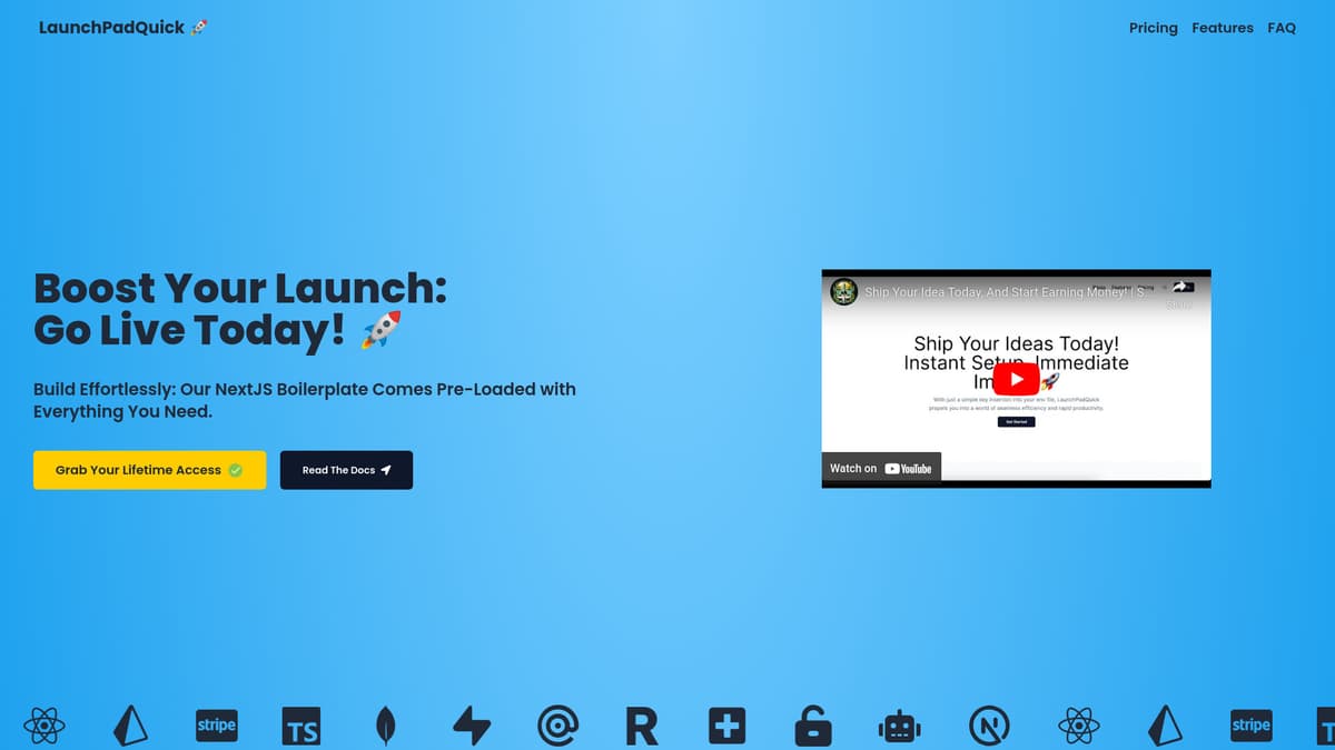 LaunchPadQuick screenshot 1