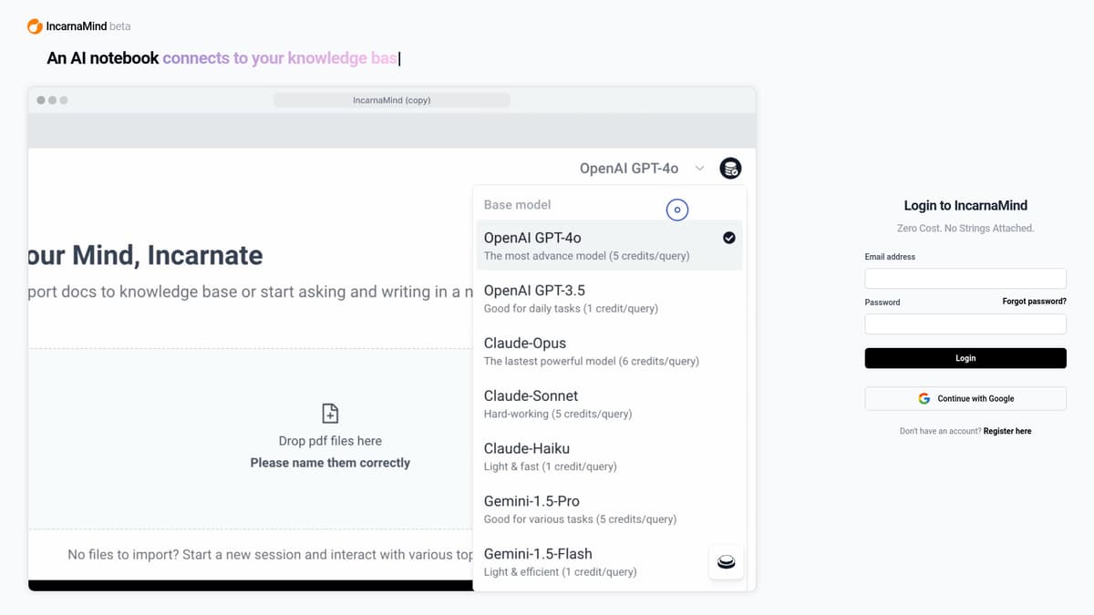 IncarnaMind screenshot 1