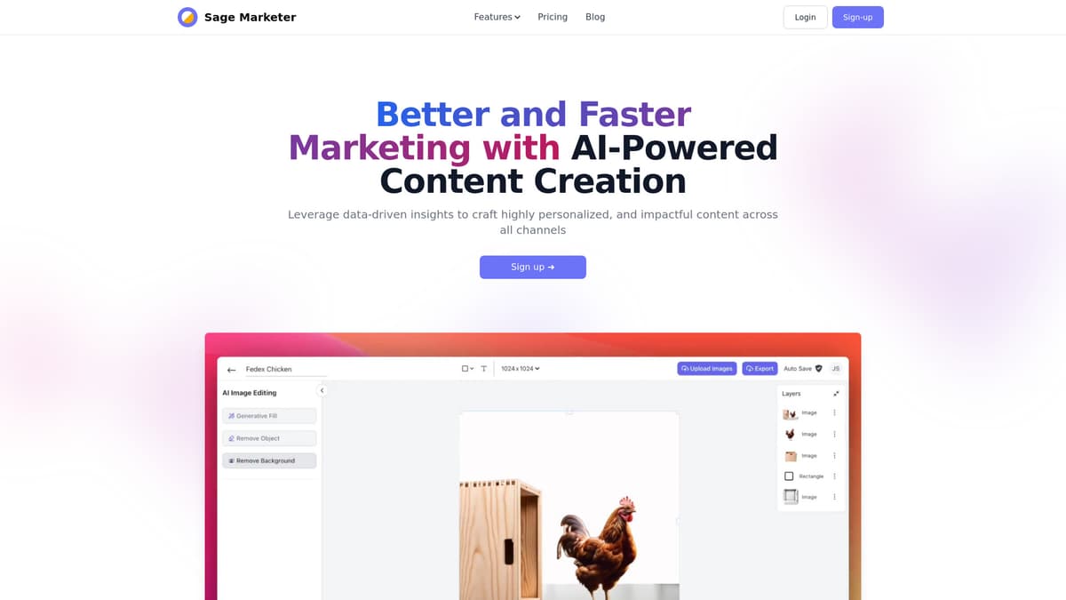 Sage Marketer screenshot 1